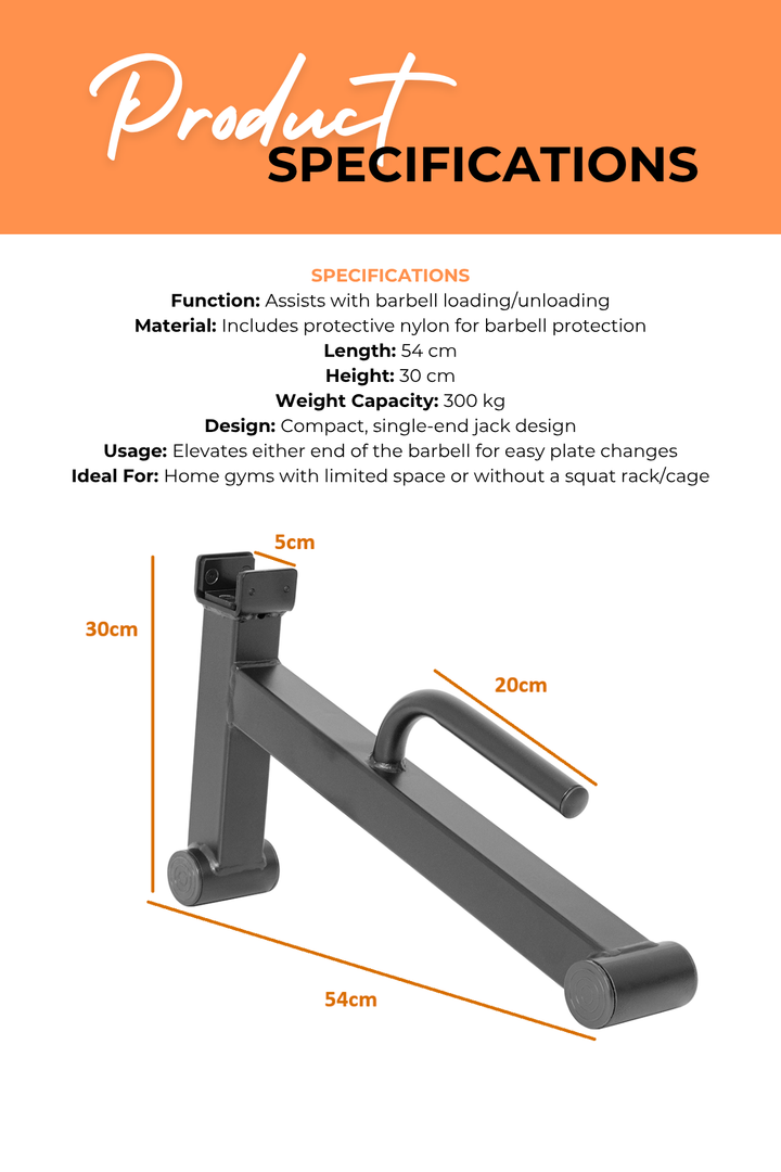 Body Iron Mini Dead Lift Barbell Jack