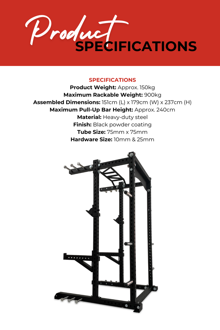 Body X Commercial Half Rack HR860