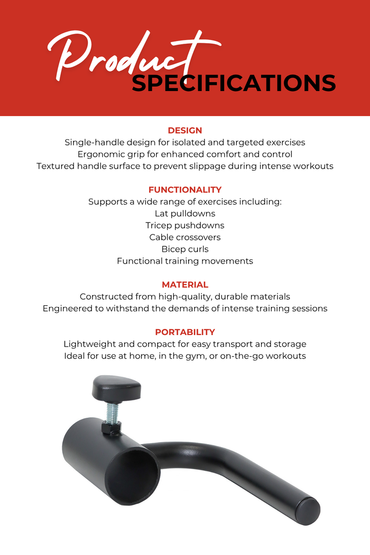 Body Iron Single Grappler Handle