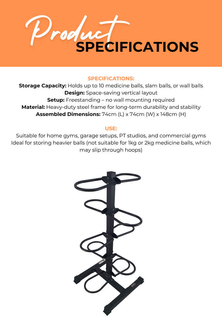 Body Iron Medicine Ball Storage Rack Commercial