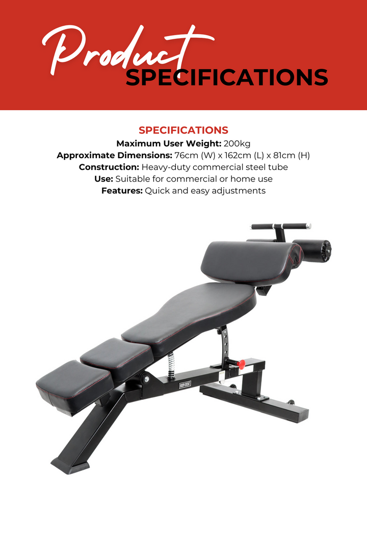 Body Iron Commercial Decline Sit-up AB Bench