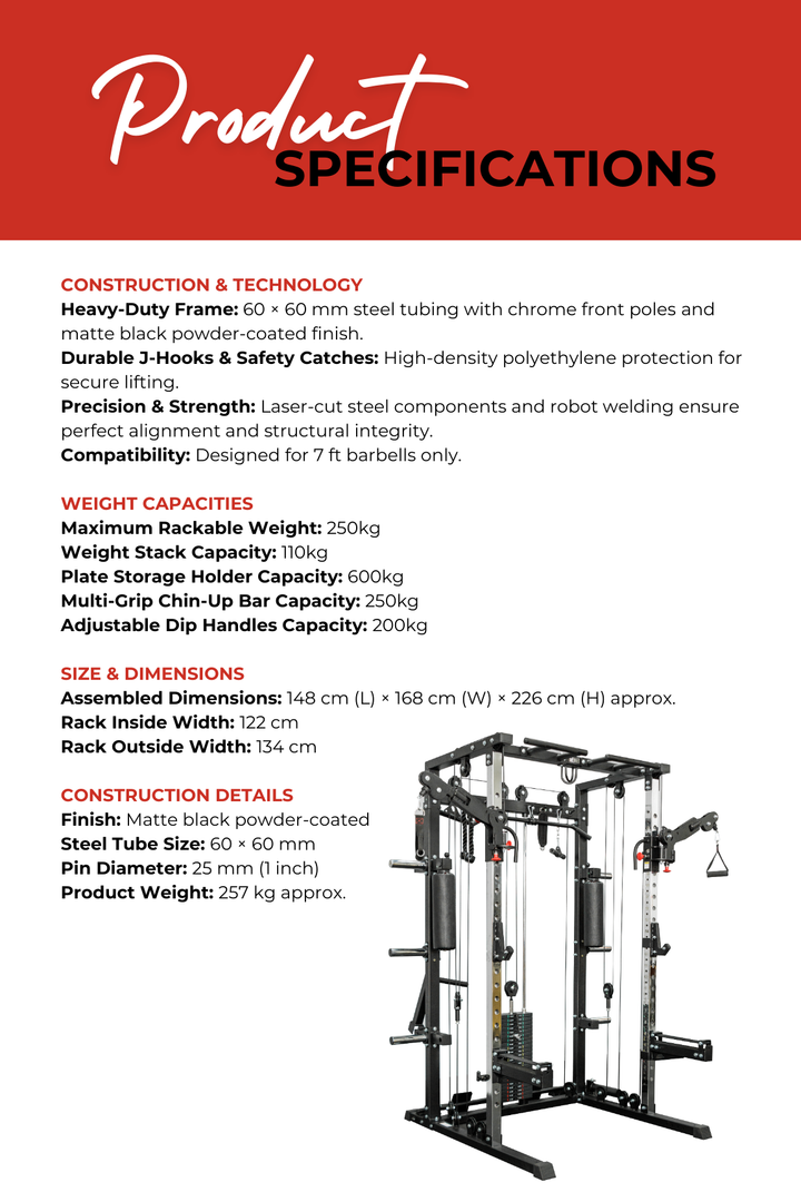 เครื่องออกกำลังกาย Body Iron Studio X9 All In One Trainer