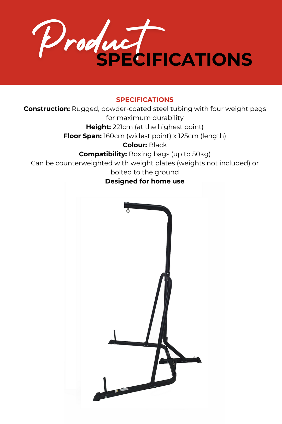 Body Iron Studio Boxing Stand