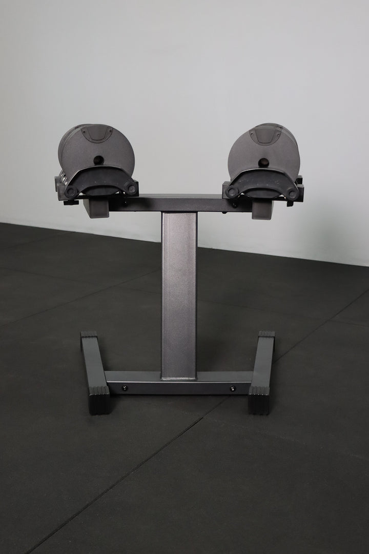 Body Iron Adjustable Dumbbell Set 2 X 32KG with Rack