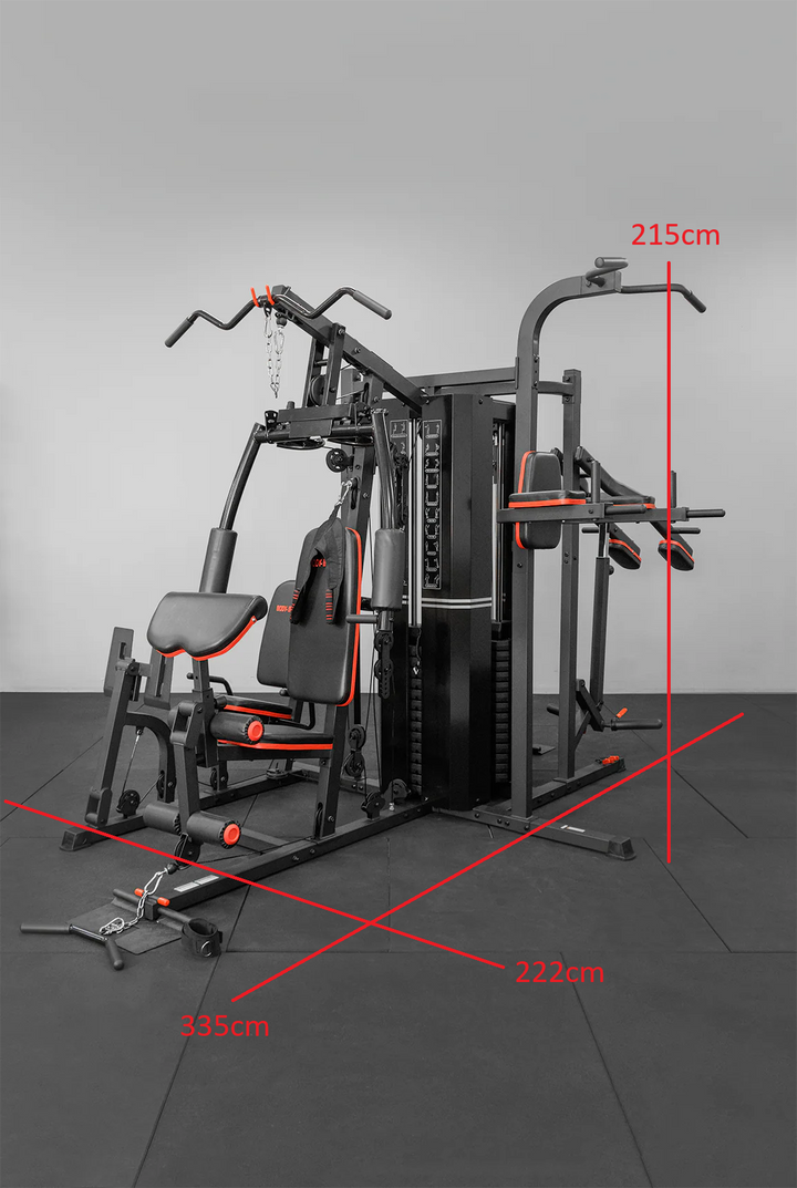 เครื่องออกกำลังกายในบ้าน Body Iron BHG9000 Ultimate 5-Station Multi-Home Gym Trainer