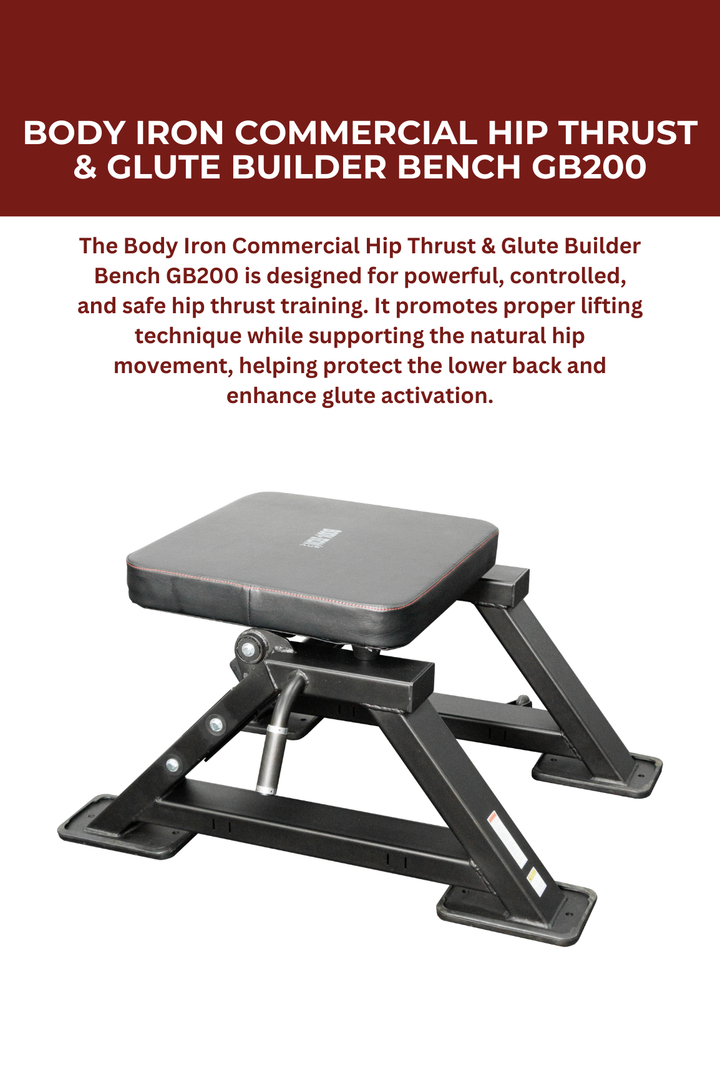 ม้านั่งฝึกกล้ามเนื้อสะโพกและก้น Body Iron Commercial GB200