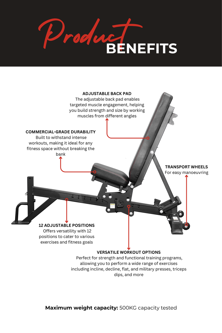 Body Iron Commercial Adjustable Bench 530MB