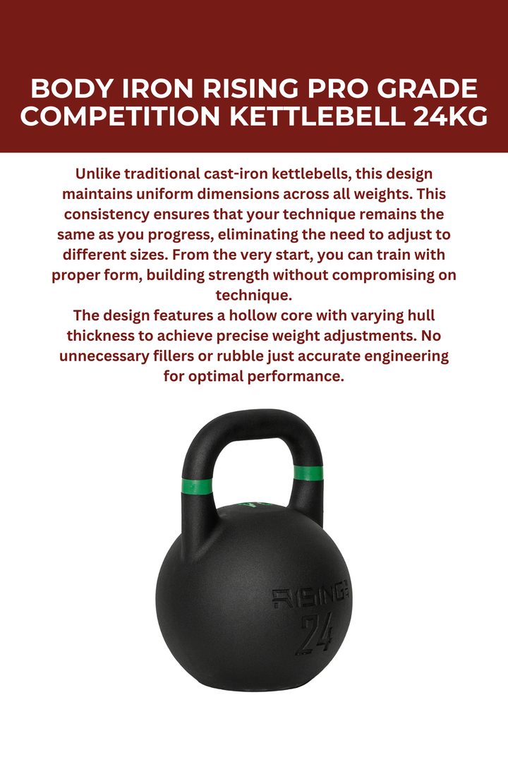 Body Iron Rising Pro Grade Competition Kettlebell 24kg