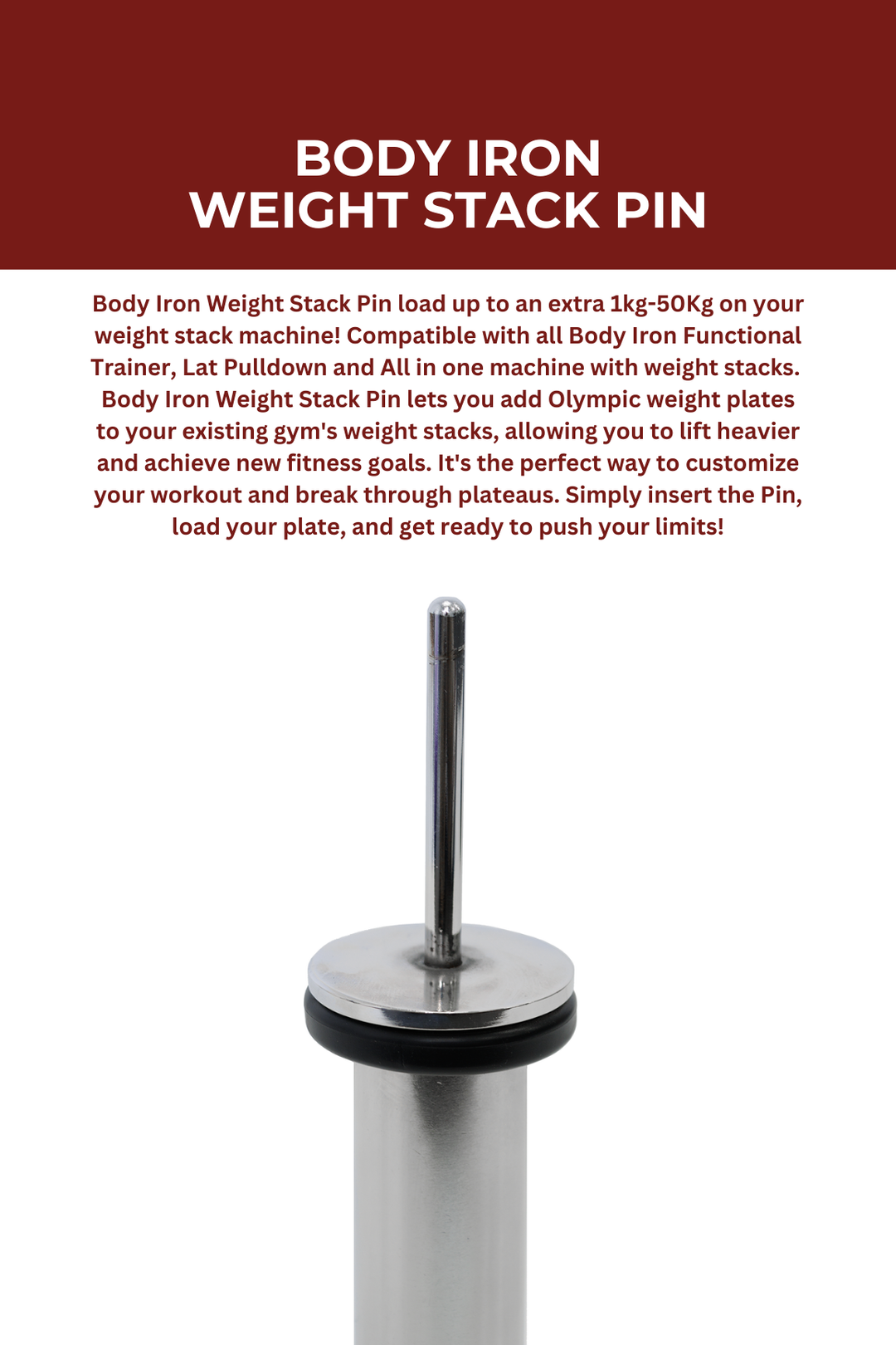 Body Iron Weight Stack Pin
