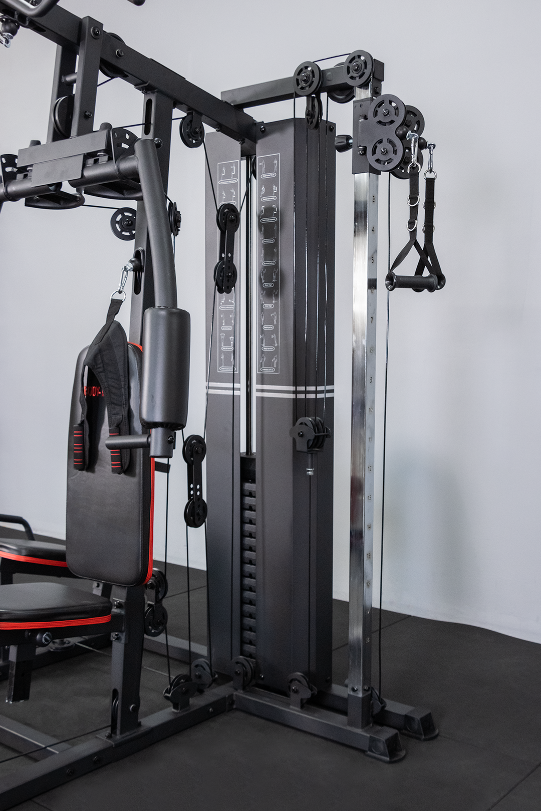 Body Iron Multi Station Home Gym With Leg Press BHG8000 + Adjustable Cable Station