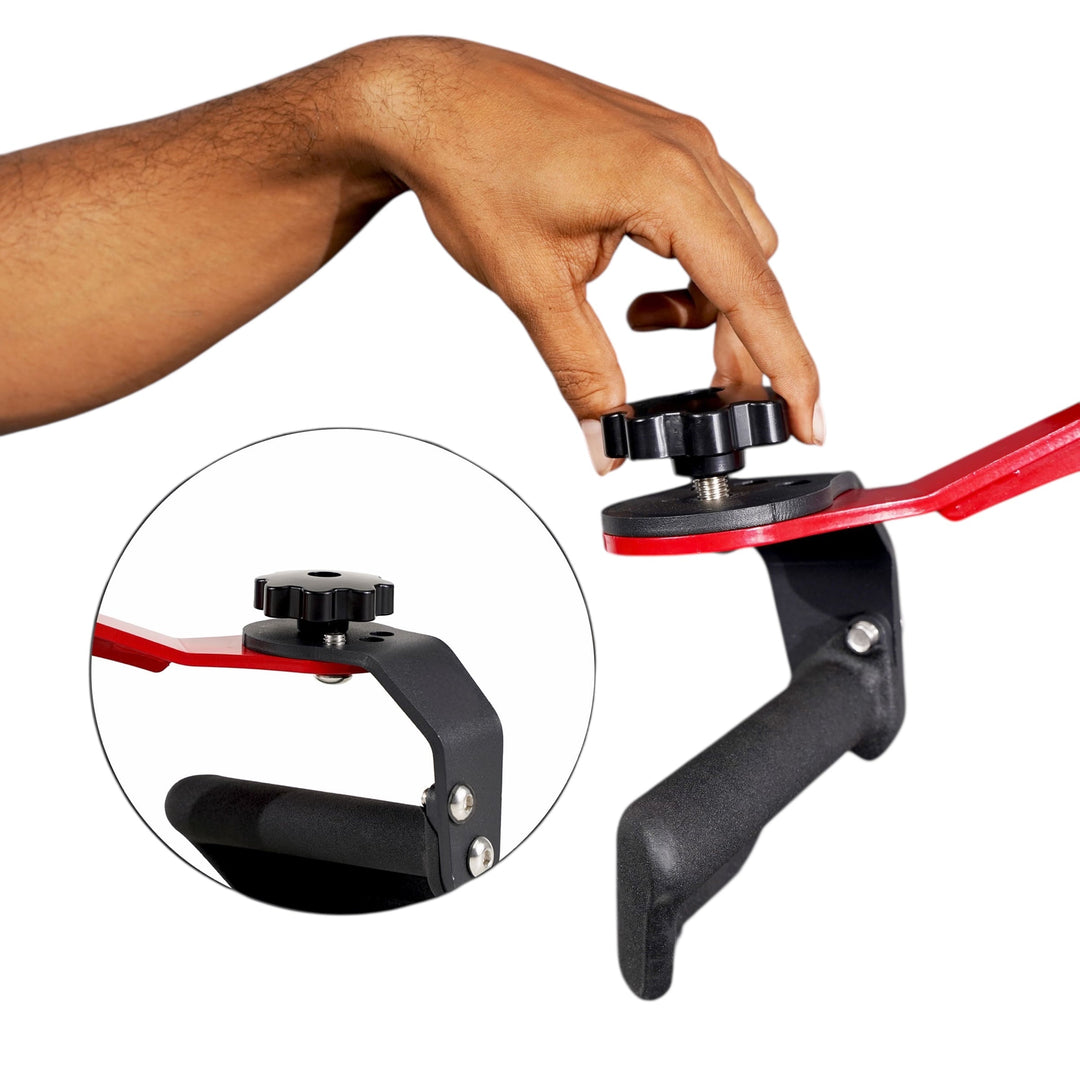 Body Iron Pro Ergonomic Lat Pull Down Handle Set