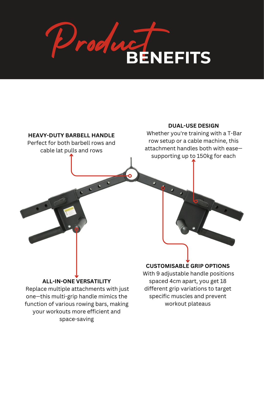 Body Iron Pro Multi Grip Attachment
