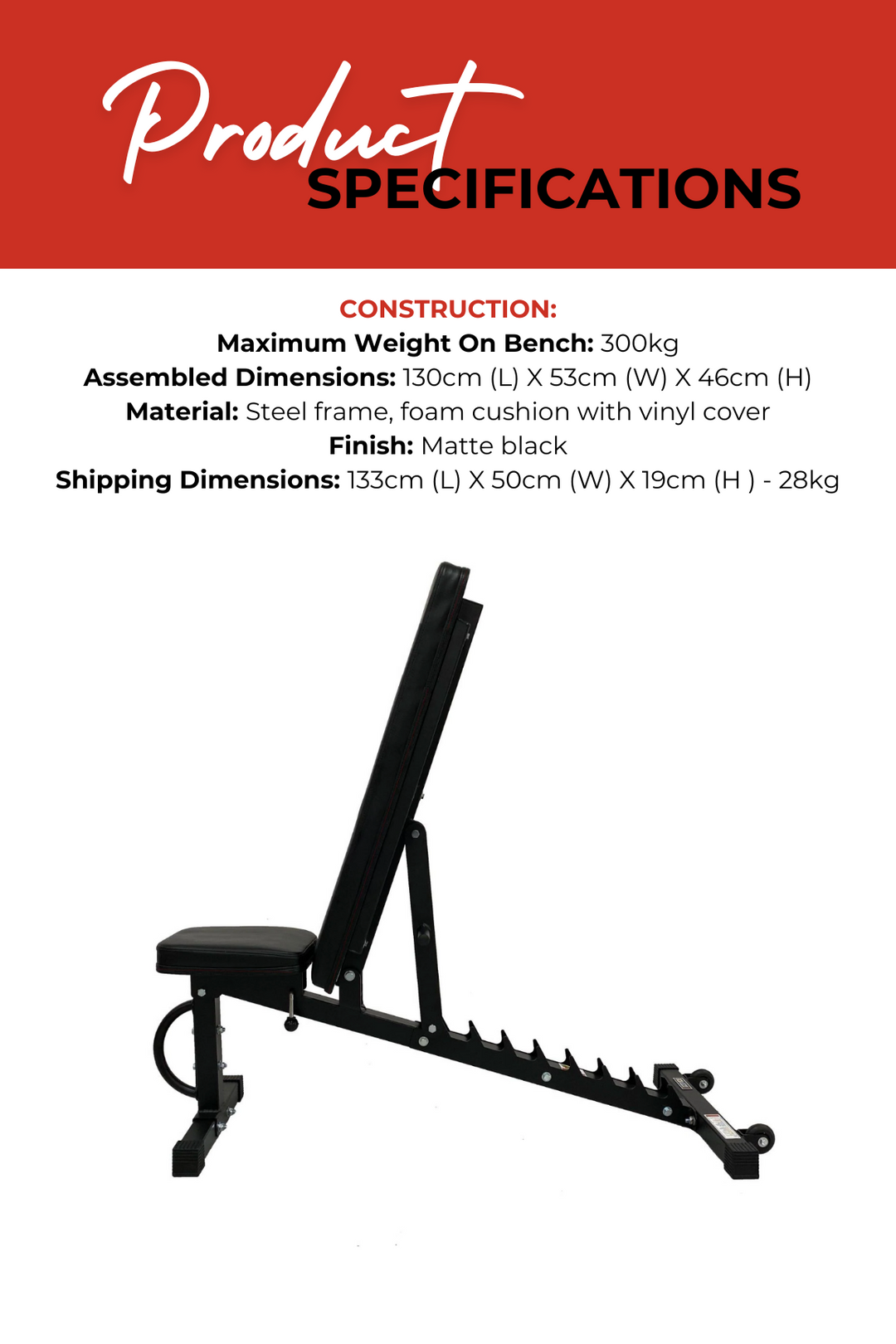 Body Iron Tough V3 FID Bench