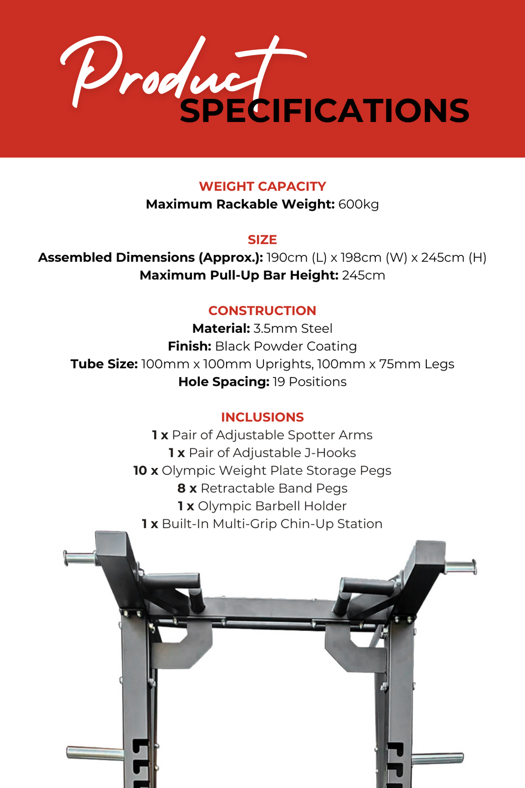 Body Iron Ultimate Commercial Half Rack HR9000