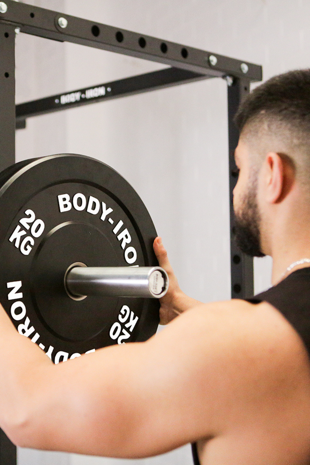 Body Iron 20kg Pro Bumper Plate Black Pair