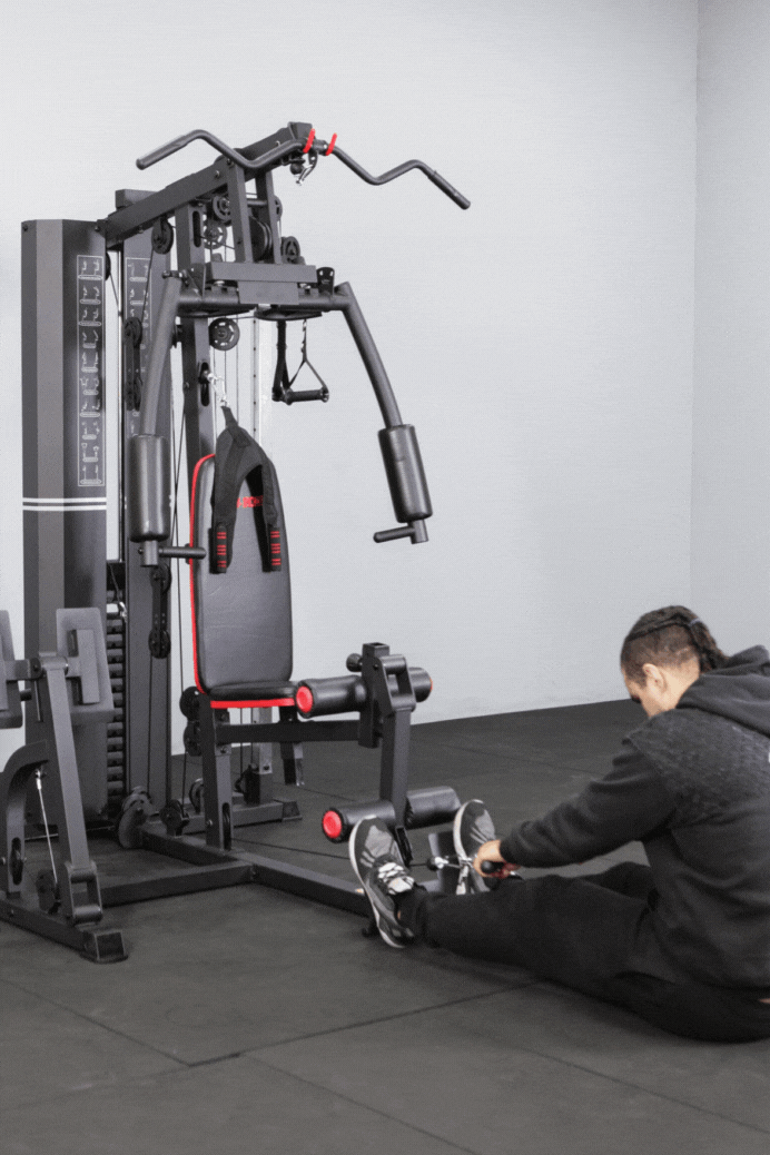 Body Iron Multi Station Home Gym With Leg Press BHG8000 + Adjustable Cable Station