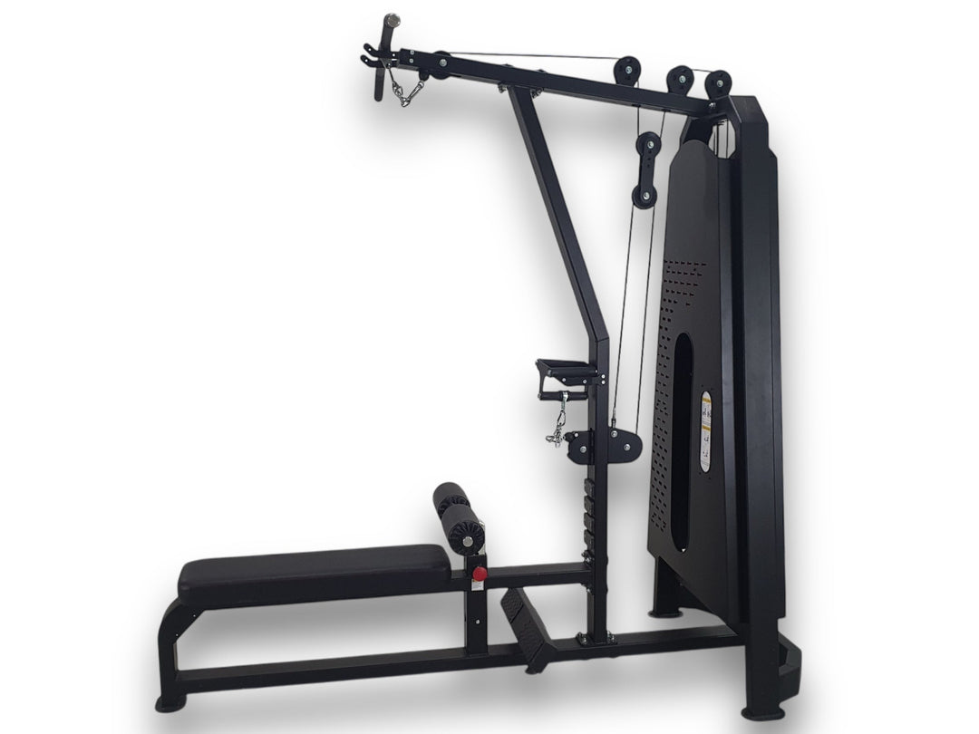 Body Iron Commercial Pro Elite Lat Pull Down / Low Row Machine