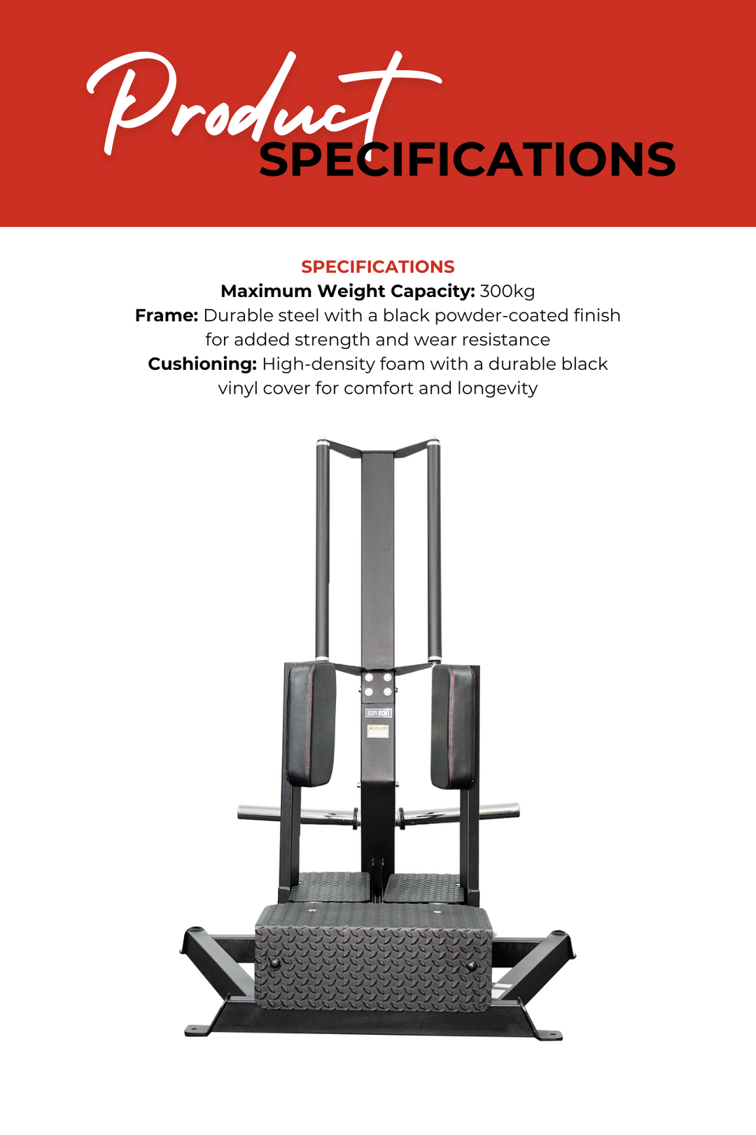Body Iron Commercial Plate Load Standing Hip Abductor Machine