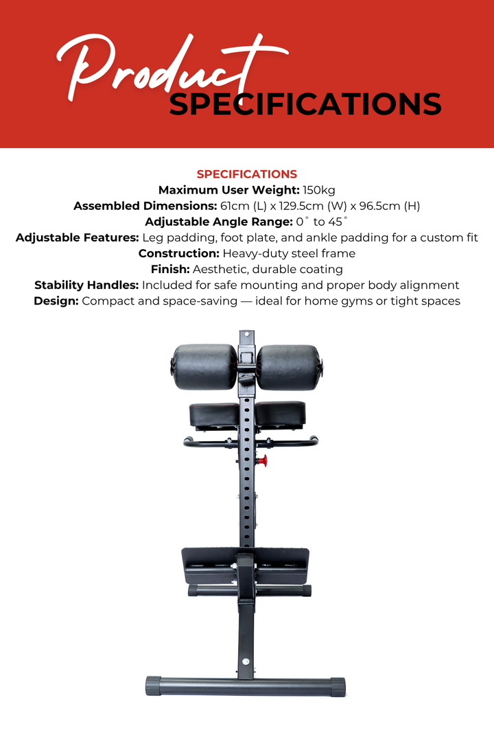 Body Iron Hyper Extension Roman Chair