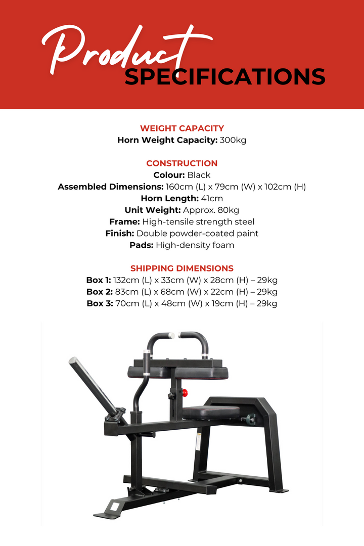 Body Iron Commercial Seated Calf Raise