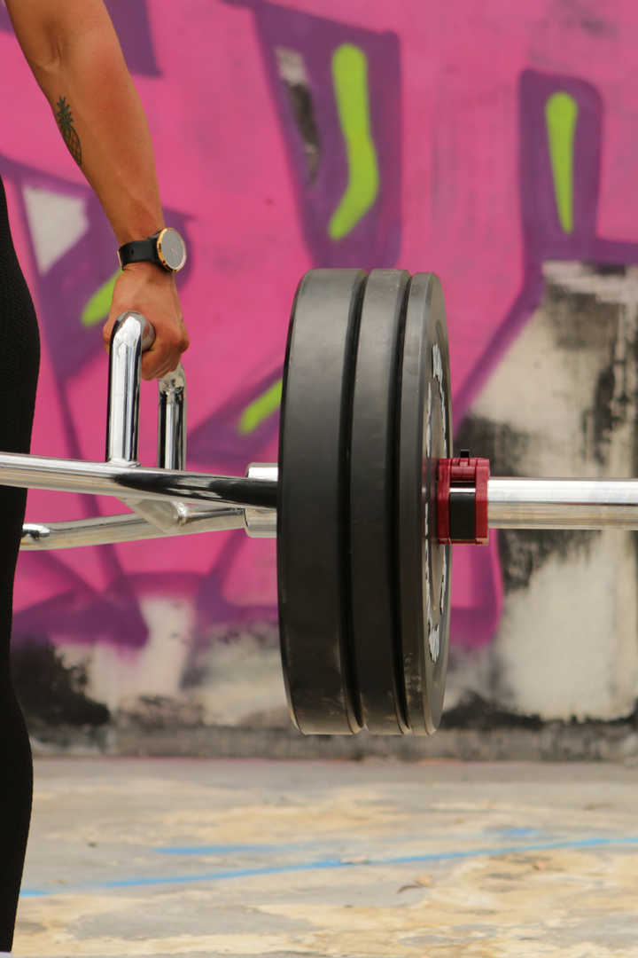 Body Iron Olympic Barbell Snap Locks (Red)