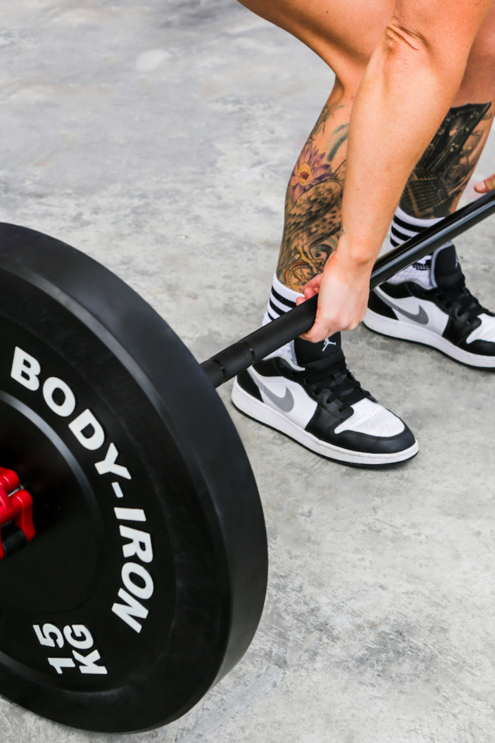 Body Iron 15kg Pro Bumper Plate Black Pair