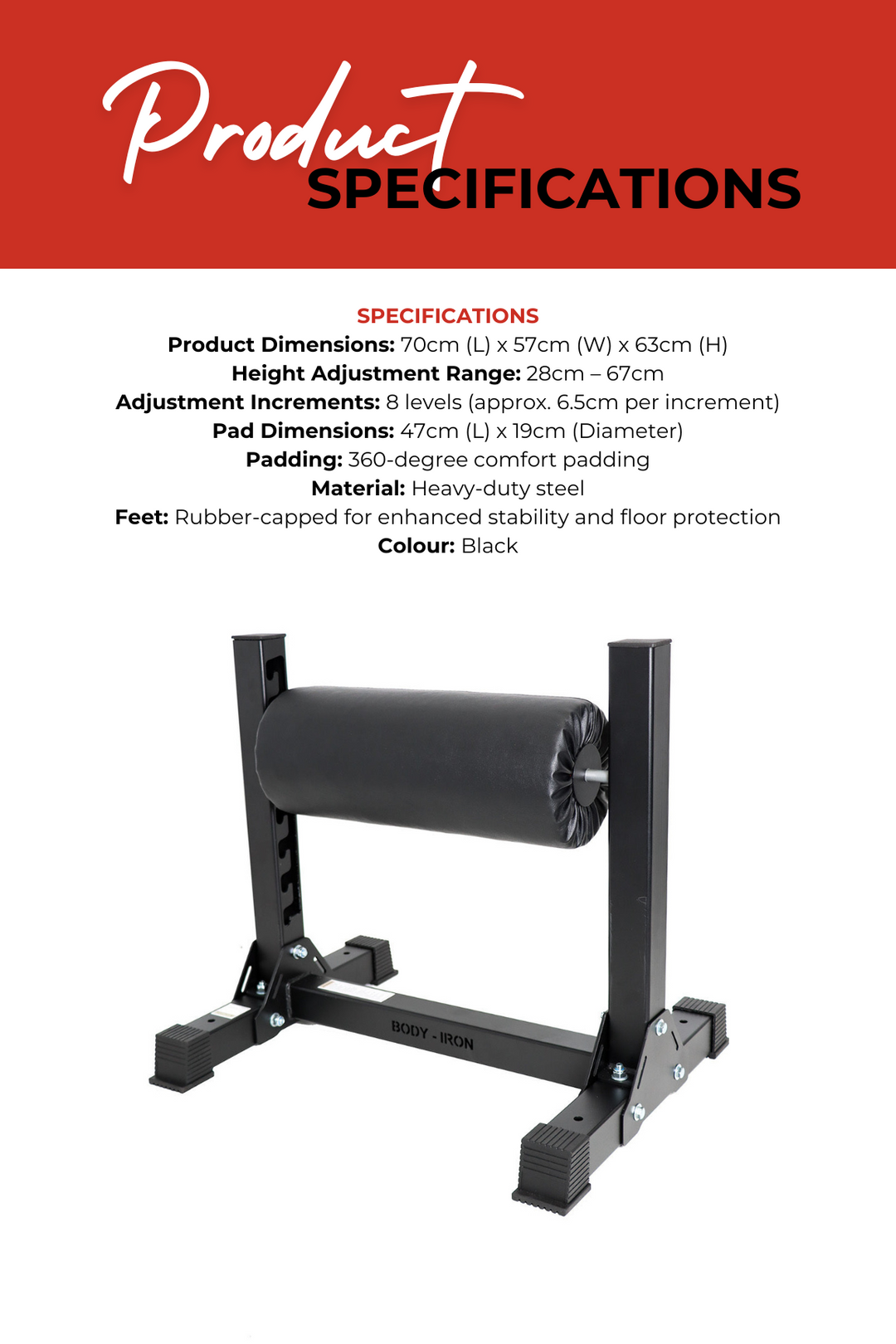 Body Iron Bulgarian Split Squat