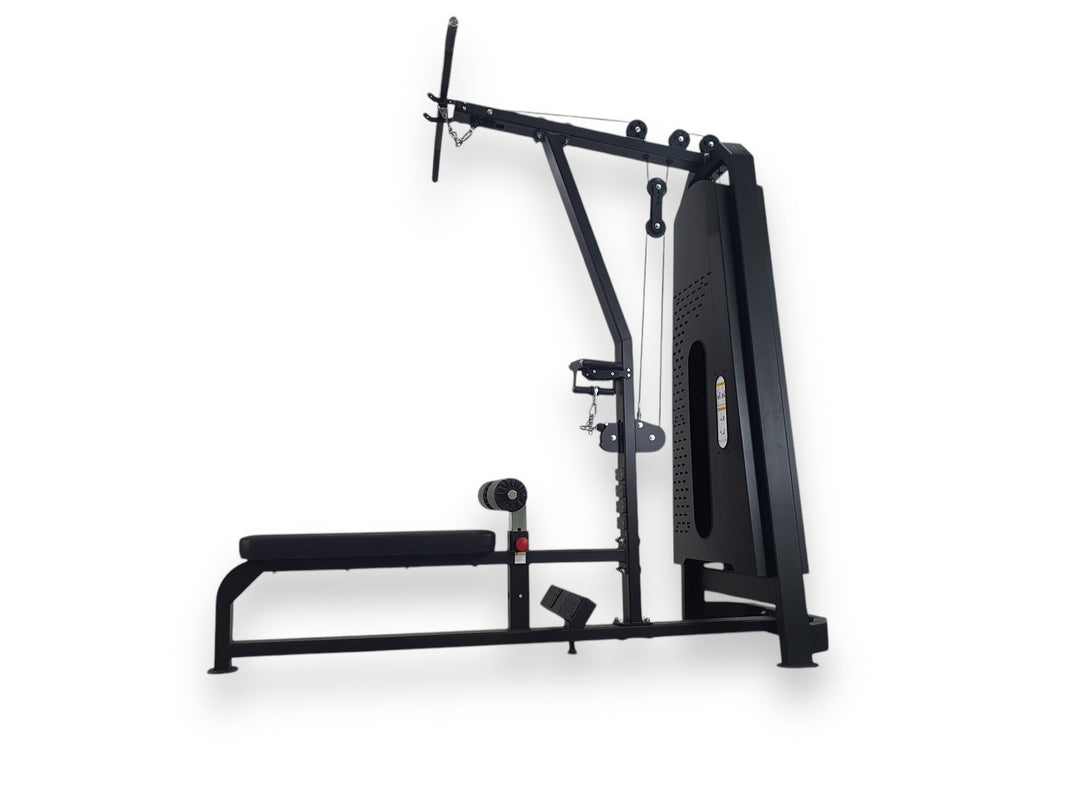 Body Iron Commercial Pro Elite Lat Pull Down / Low Row Machine