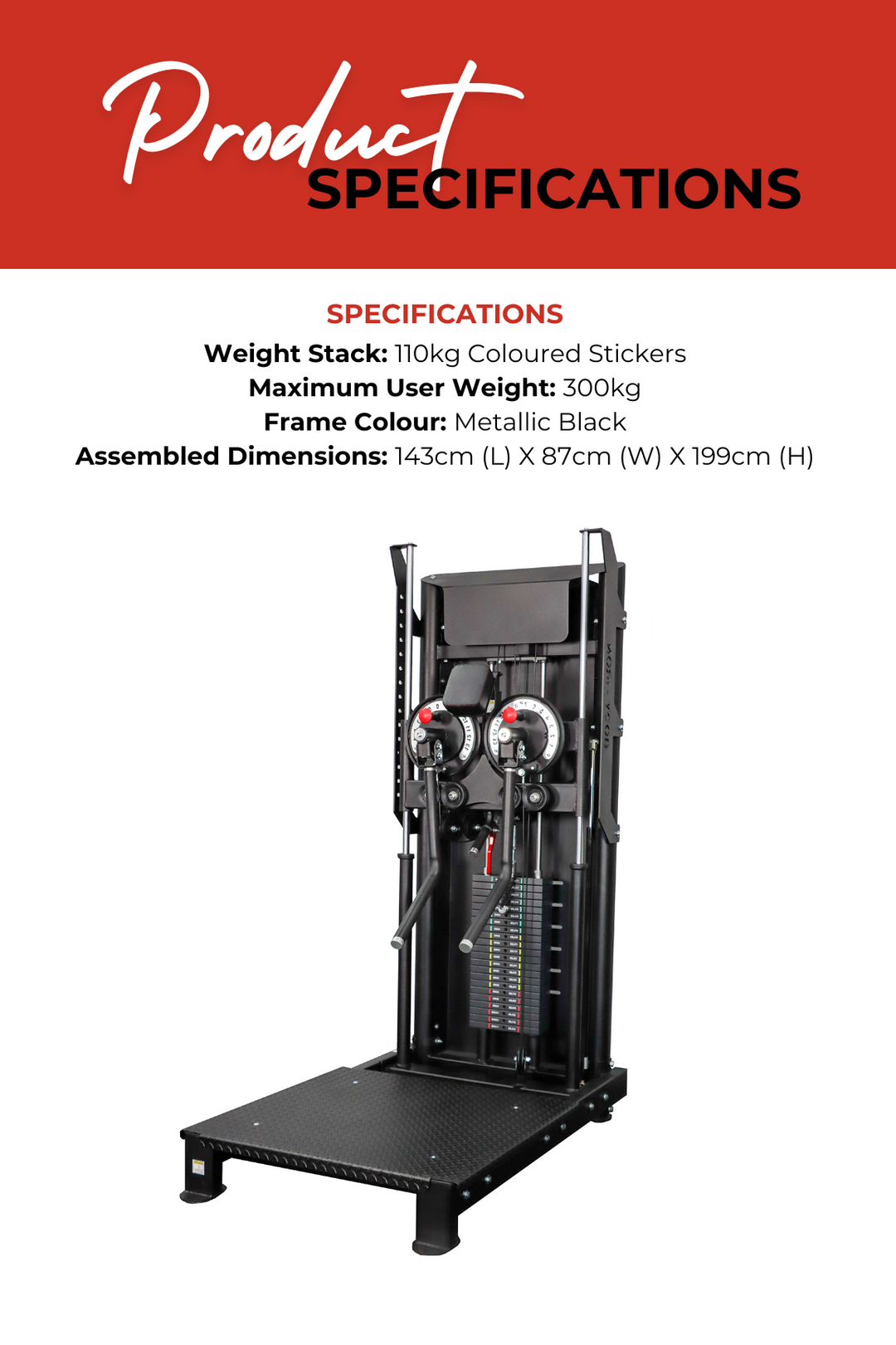 Body Iron Commercial Pro Standing Multi Flight