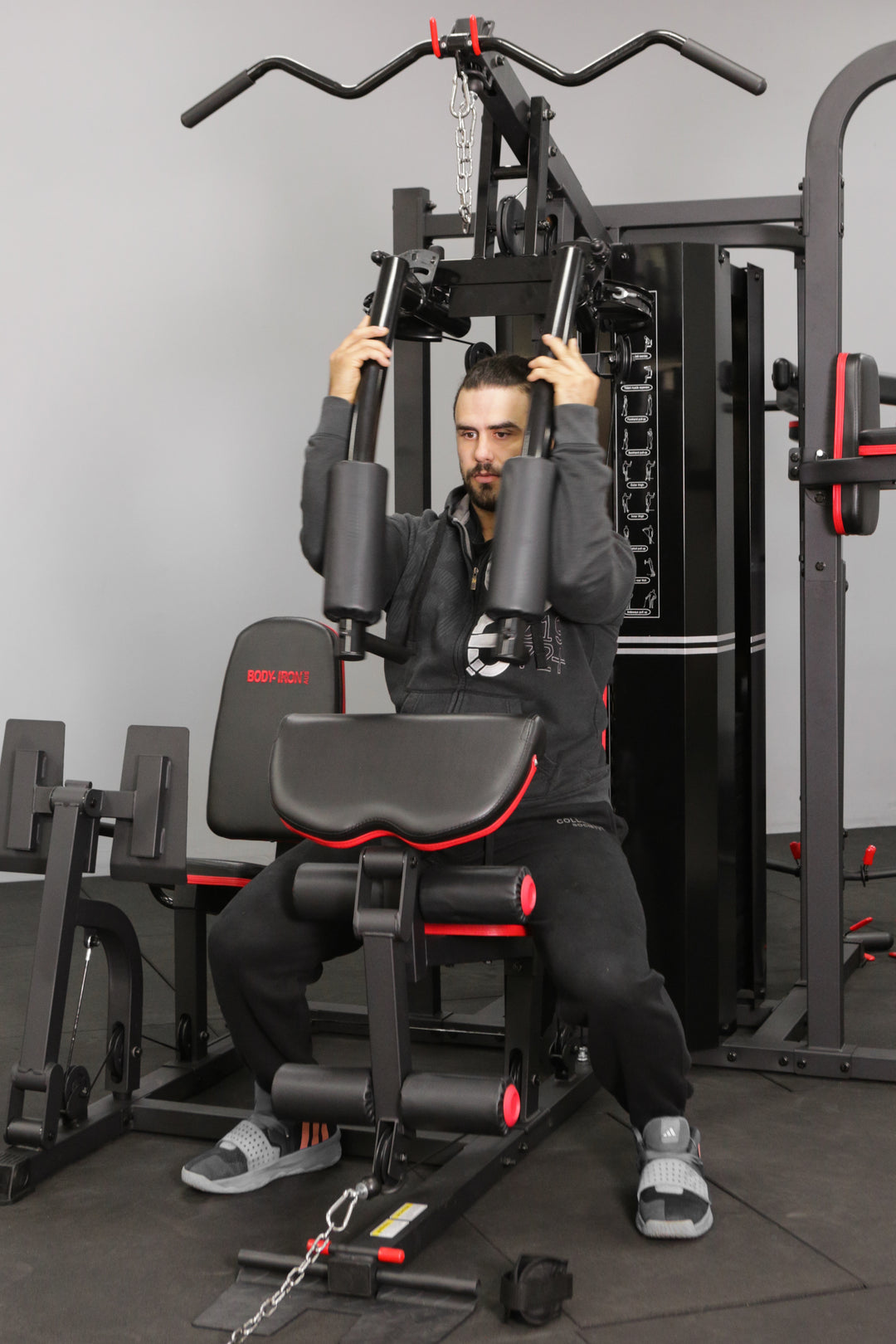 เครื่องออกกำลังกายในบ้าน Body Iron BHG9000 Ultimate 5-Station Multi-Home Gym Trainer