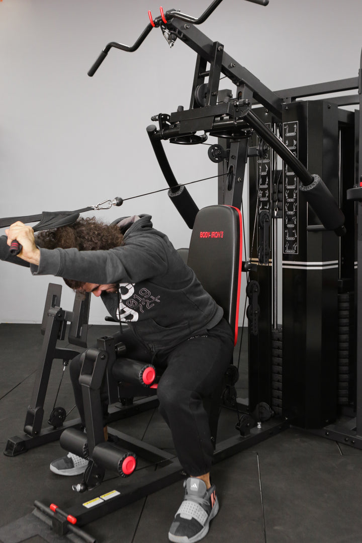 เครื่องออกกำลังกายในบ้าน Body Iron BHG9000 Ultimate 5-Station Multi-Home Gym Trainer