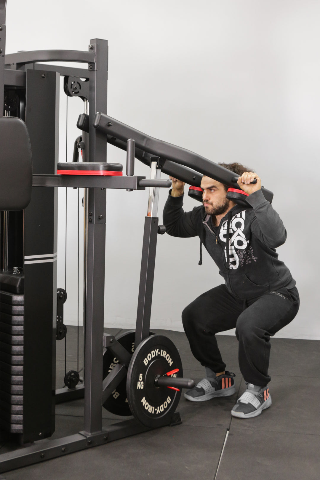 เครื่องออกกำลังกายในบ้าน Body Iron BHG9000 Ultimate 5-Station Multi-Home Gym Trainer