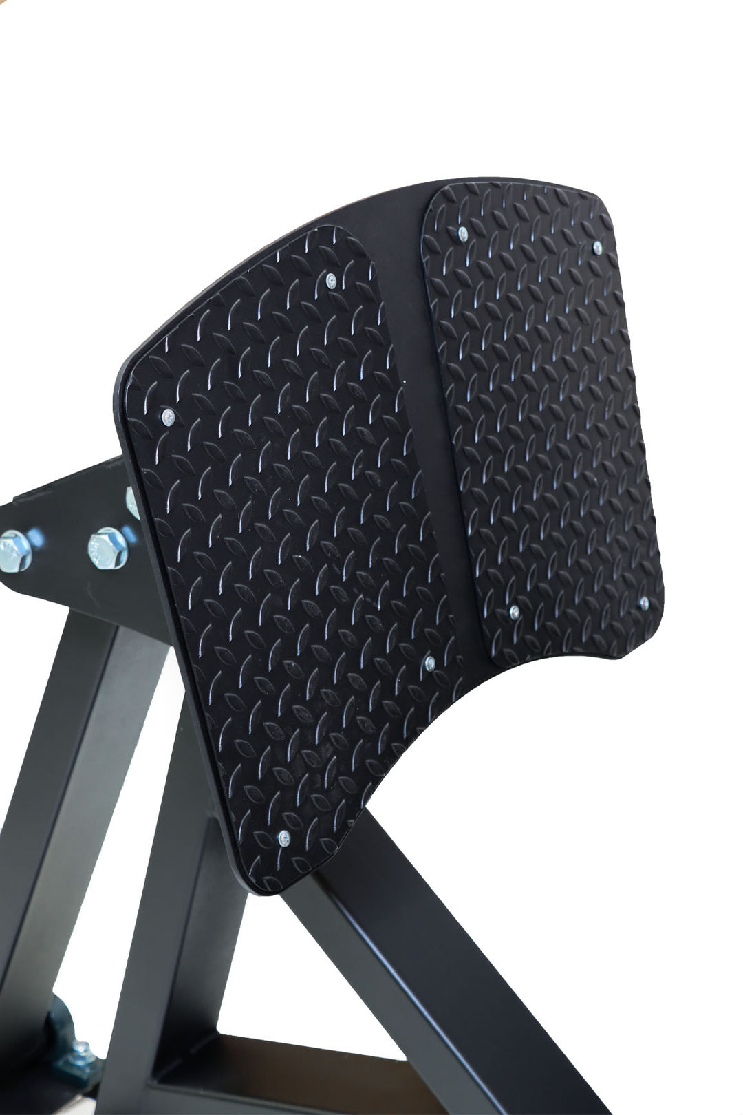 Platform for feet on seat leg press