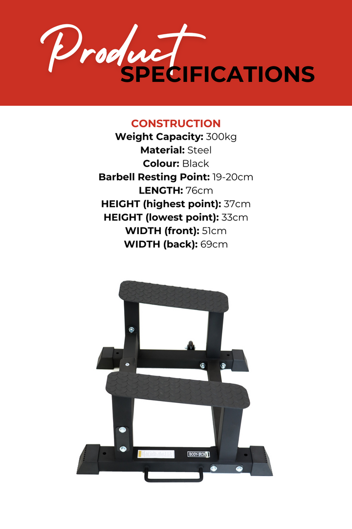 Body Iron Elevated Core Row Stand