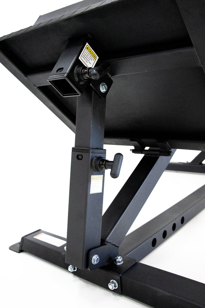 pop pin adjustments on leg press machine