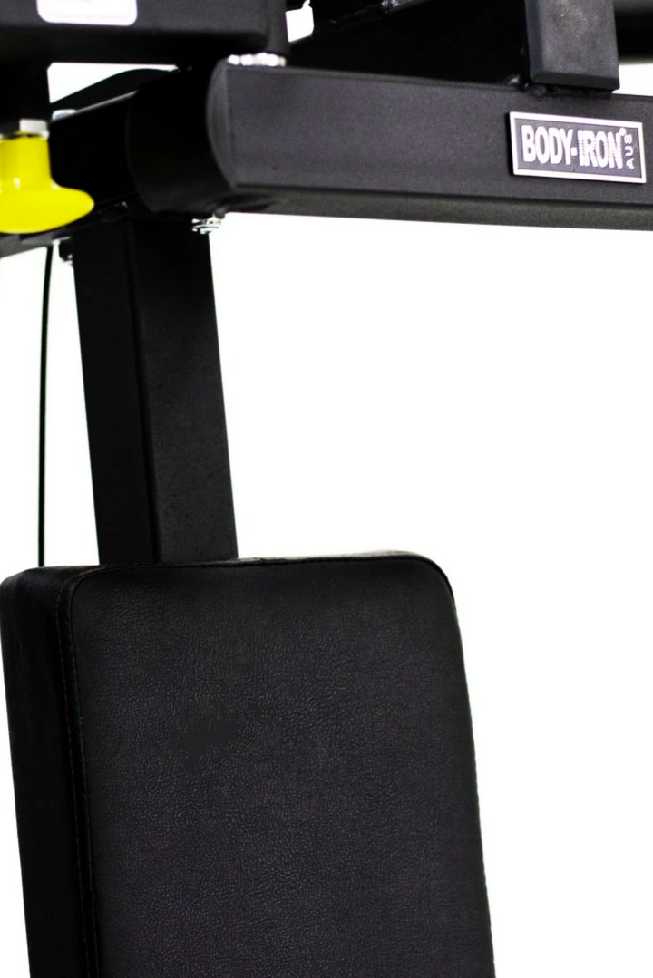 Body Iron Logo on Body Iron Pec Dec & Rear Delt Machine