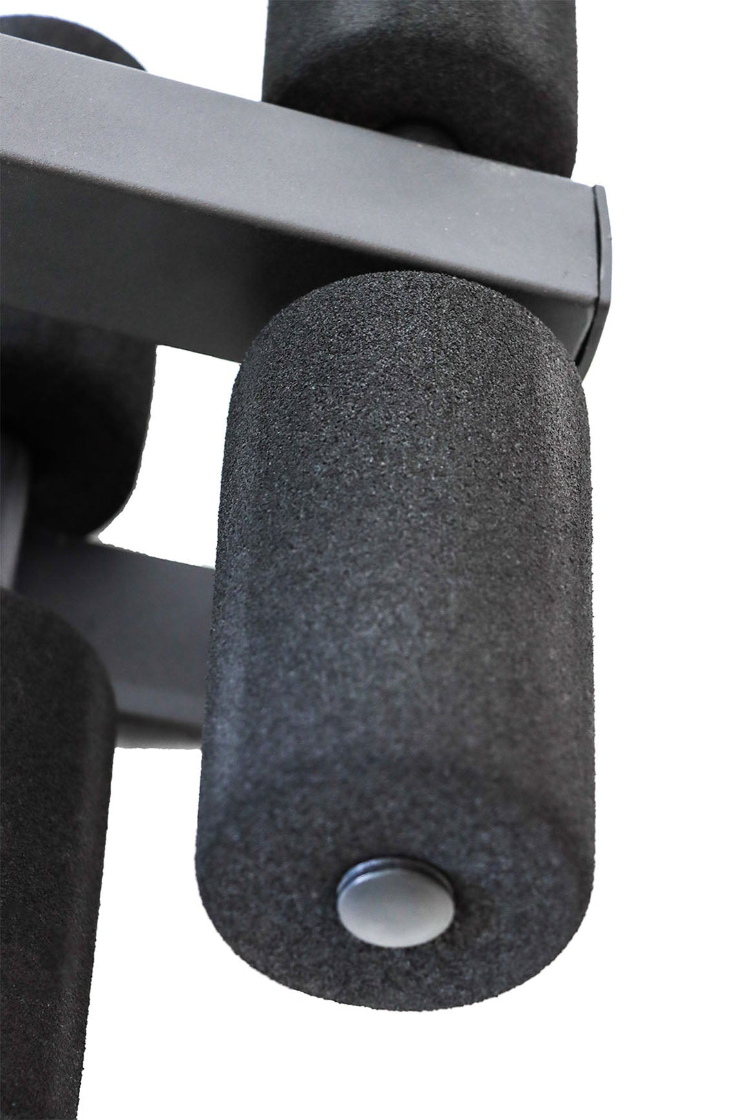 Close up of cushioning of reverse Hyperextension foot pads