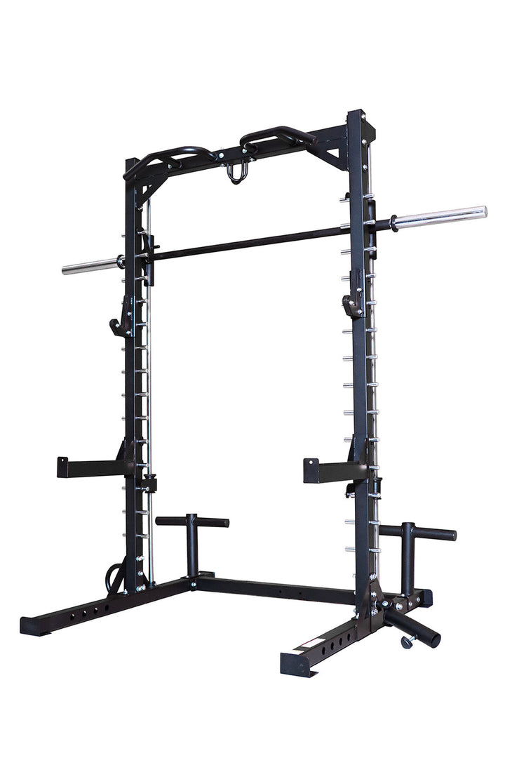 Body Iron Smith Machine Half Rack Set
