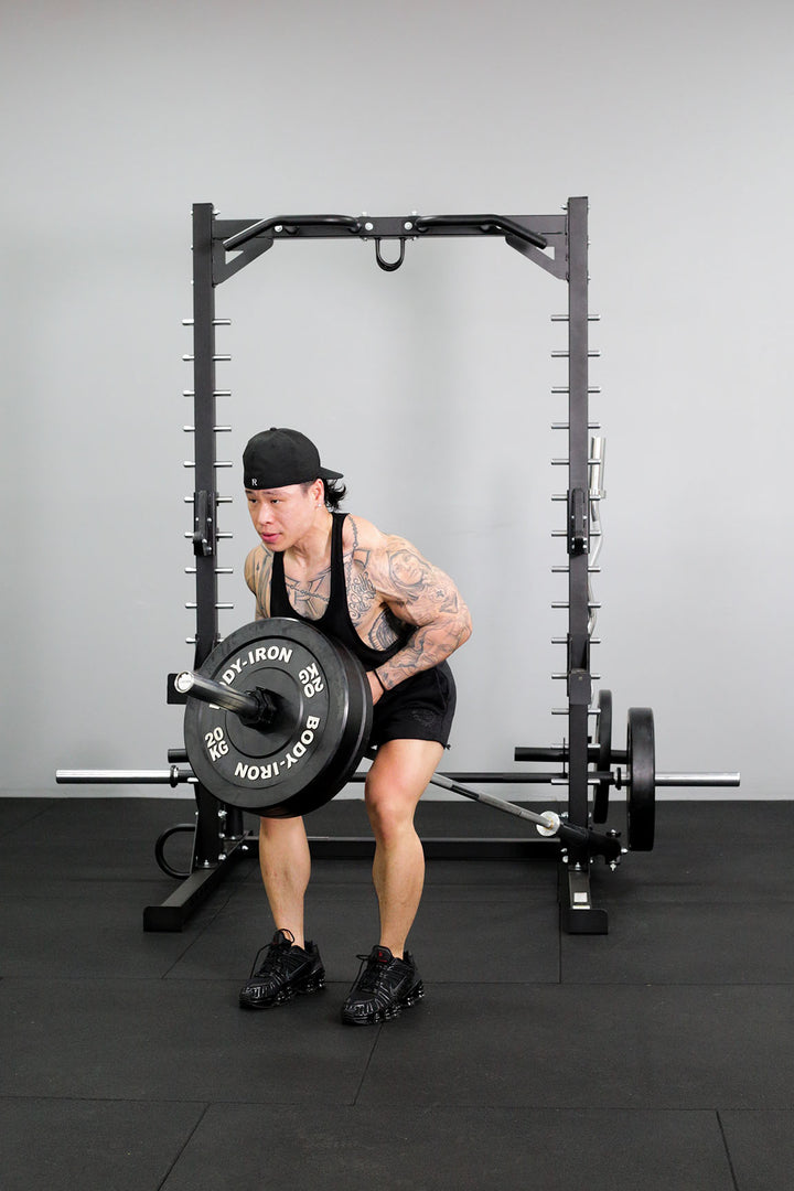 Body Iron Smith Machine Half Rack Set