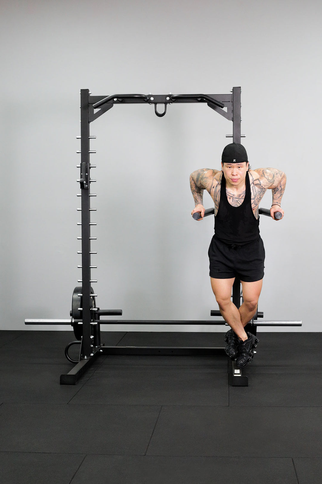 Body Iron Smith Machine Half Rack Set