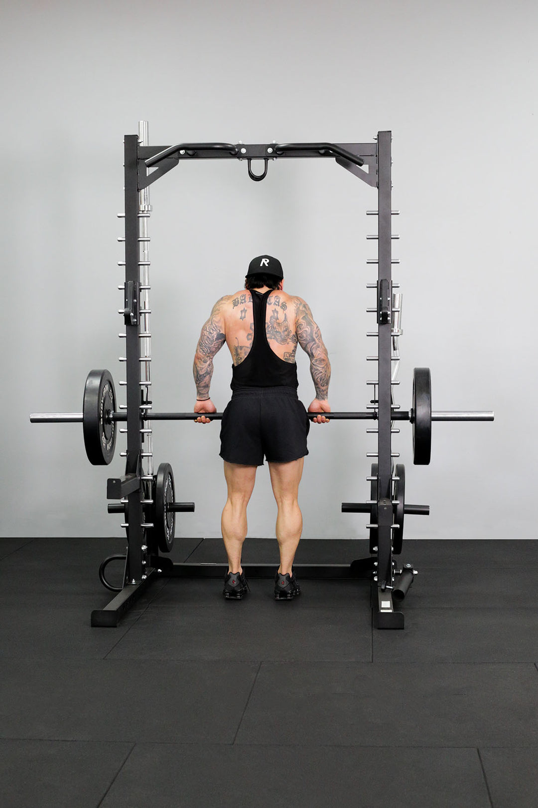 Body Iron Smith Machine Half Rack Set