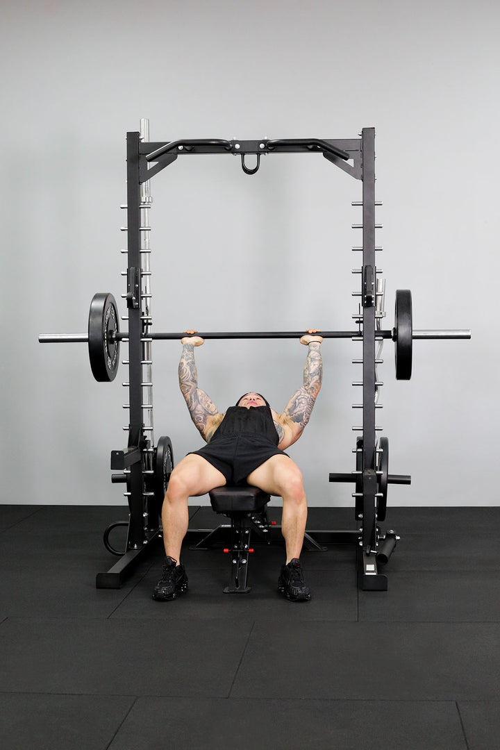 Body Iron Smith Machine Half Rack Set