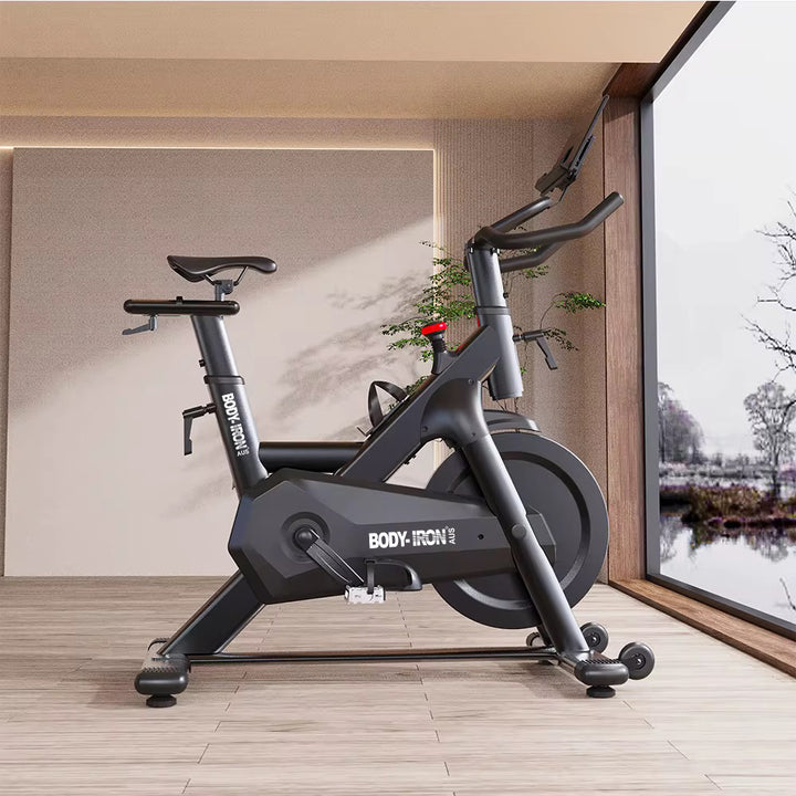 จักรยานปั่นออกกำลังกาย BodyIron Studio Spin Bike SB800