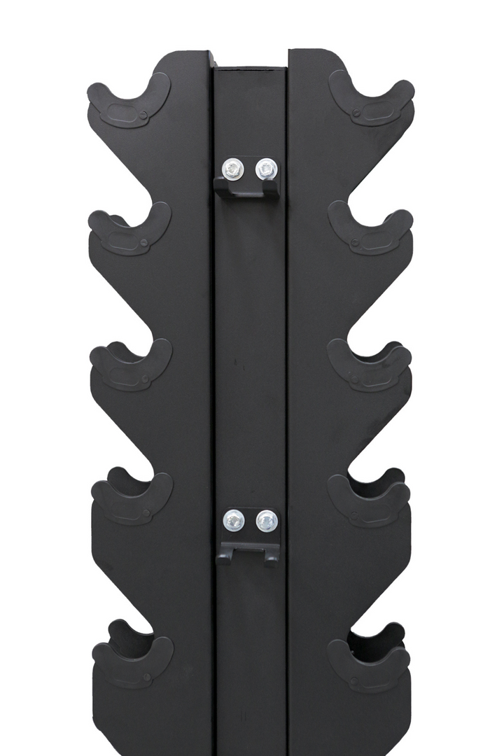 Body Iron Commercial Vertical Hex Dumbbell Rack 10 Pairs