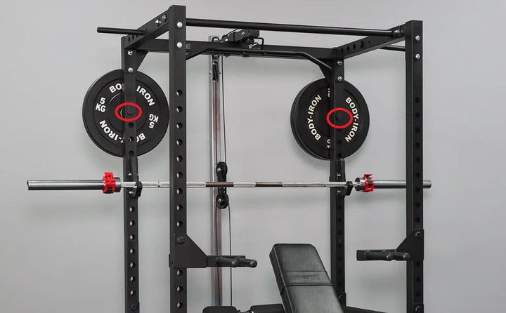 Body Iron CX/Studio Back Olympic Weight Storage Attachment Pair
