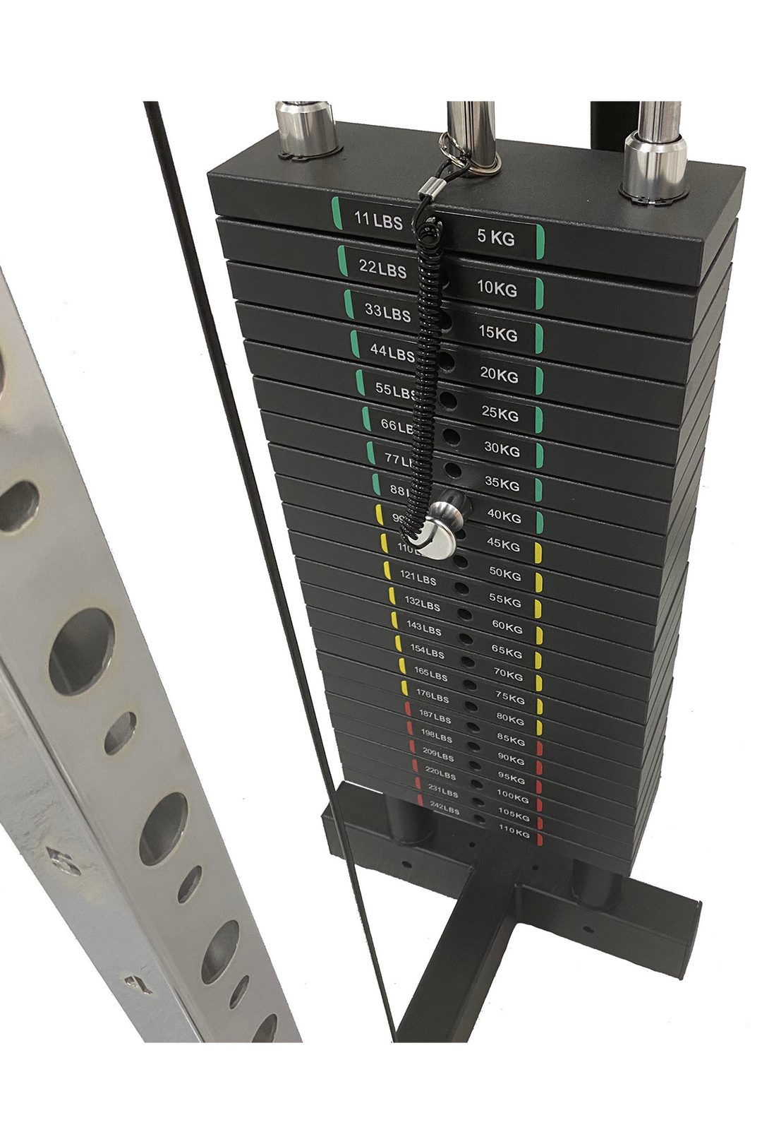 110kg weight stack on functional trainer