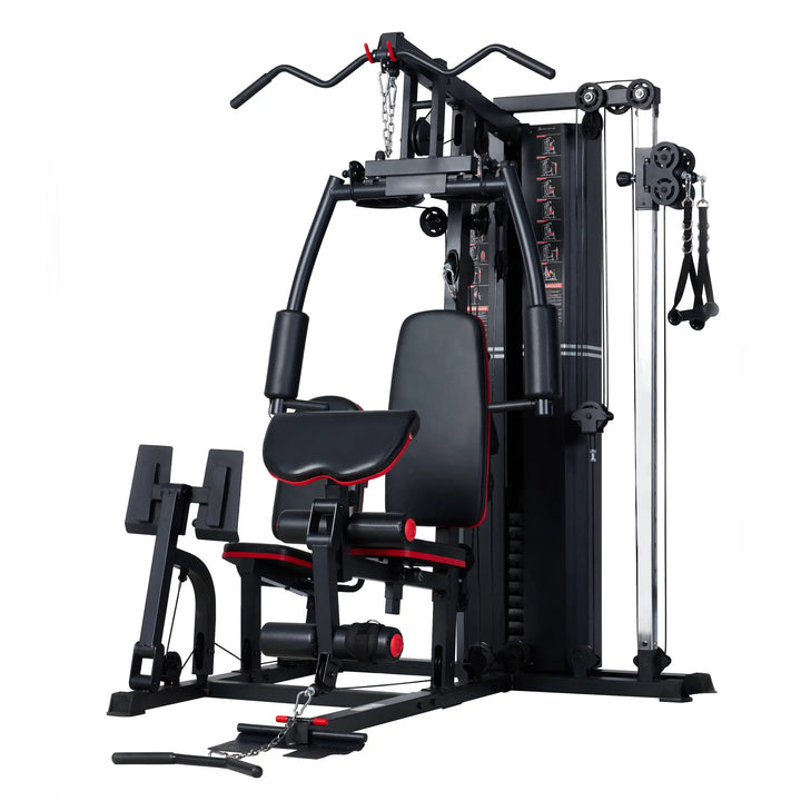 Body Iron Multi Station Home Gym With Leg Press BHG8000 + Adjustable Cable Station
