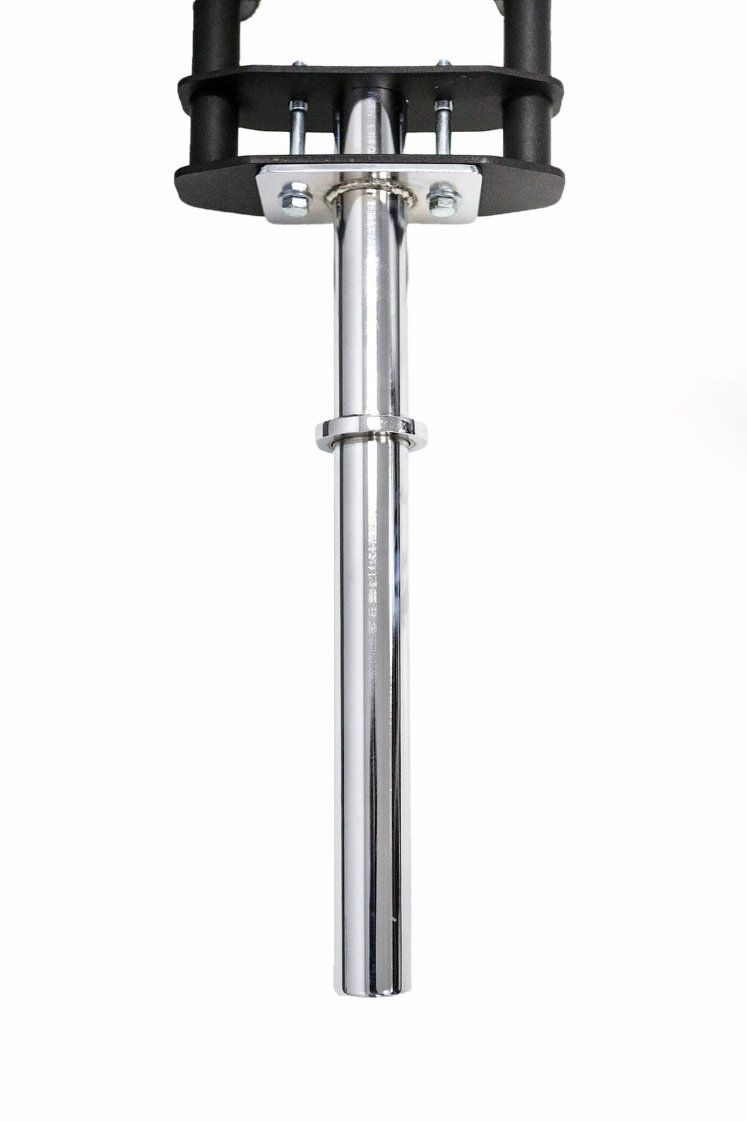 Olympic weight plate sleeve on Swiss barbell