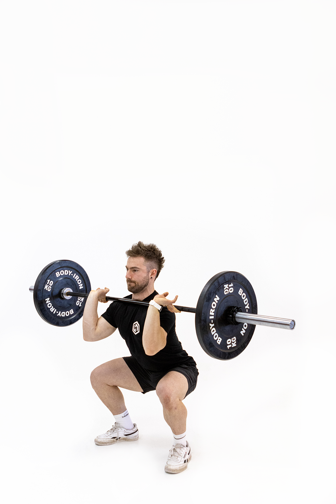 Body Iron 7ft Obsidian Commercial Olympic Barbell Rated 2000lbs